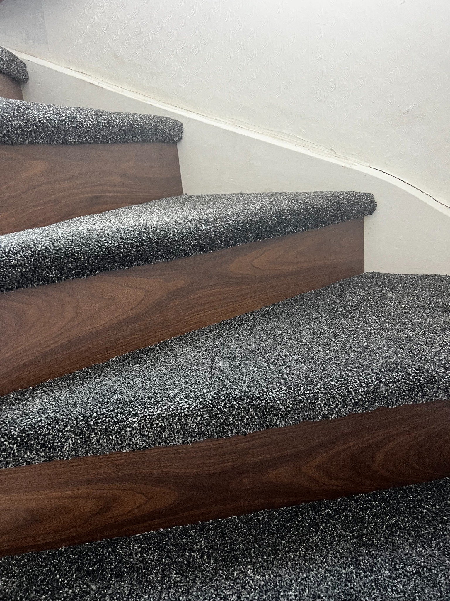 Freshly fitted carpet in a modern room